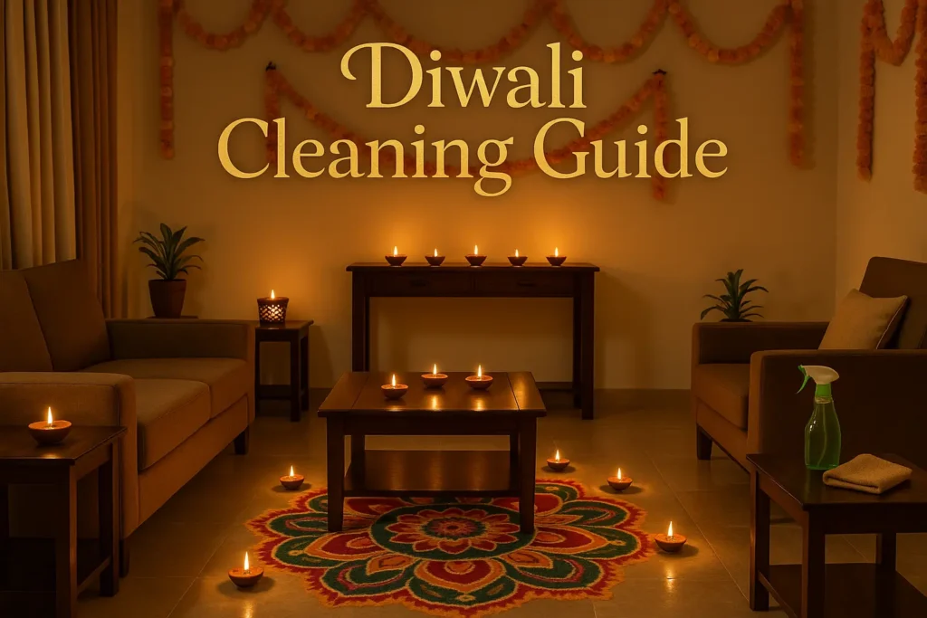 Diwali Deep Cleaning Checklist for a Home That’s Actually Ready